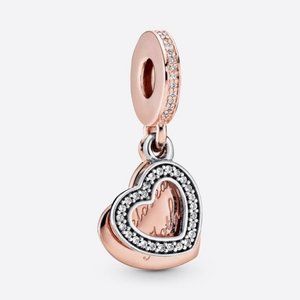 Pandora Beloved Mother Heart Dangle Charm